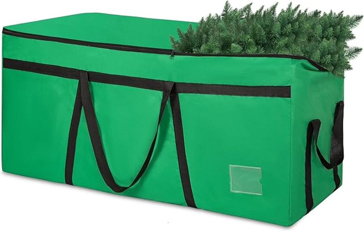 4.5 ft Christmas Tree Storage Bag (Green) 40"L x 12.2"W x 24"H